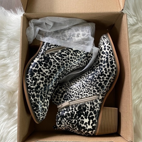 Leopard Booties Size 6.5 NWT - Picture 5 of 14